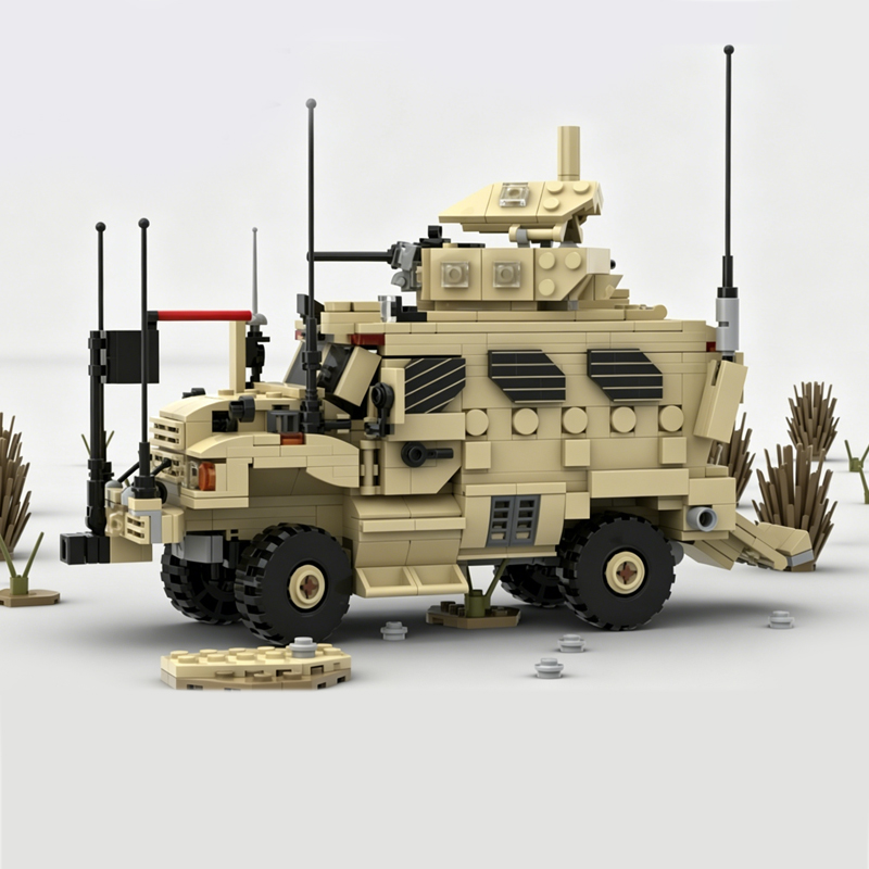 Heavy Equipment Lego - Modelo de Carro Blindado Pesado qwert,