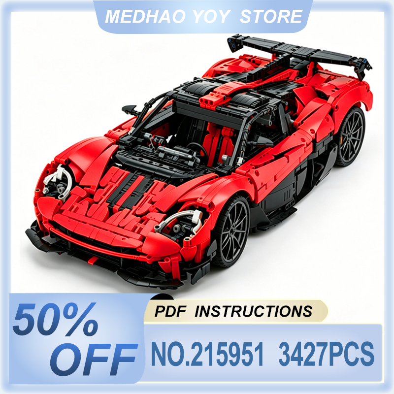Heavy Equipment Lego - Novo Carro Esportivo de Corrida Imaginativo