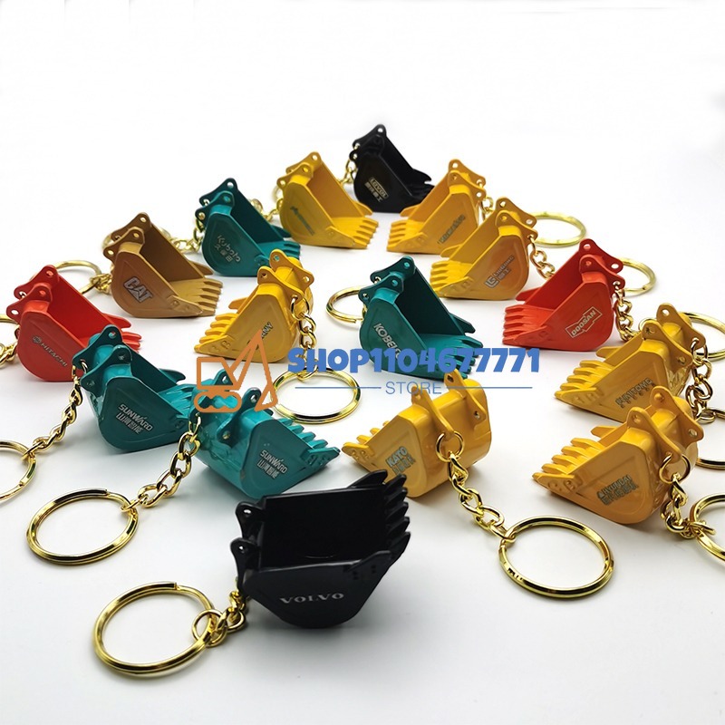 Heavy Equipment With Bucket - Com chaveiro de balde para Kobelco