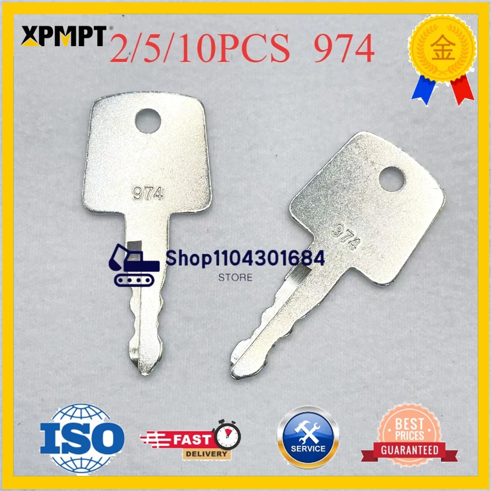 Heavy Equipment Keys - 10 Chaves de Ignição Sakai para