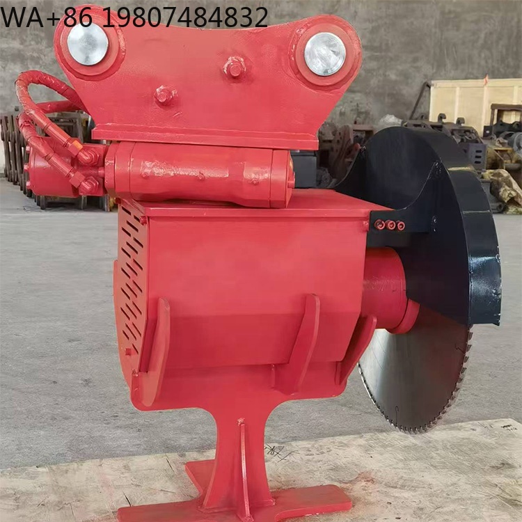 Electric Concrete Cutter - Serra Hidráulica Diamantada Montada em Escavadeira
