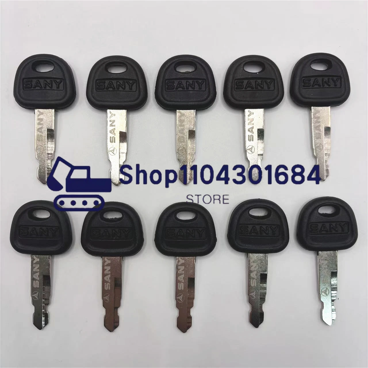 Heavy Equipment Keys - Chave de ignição de 2/5/10 unidades