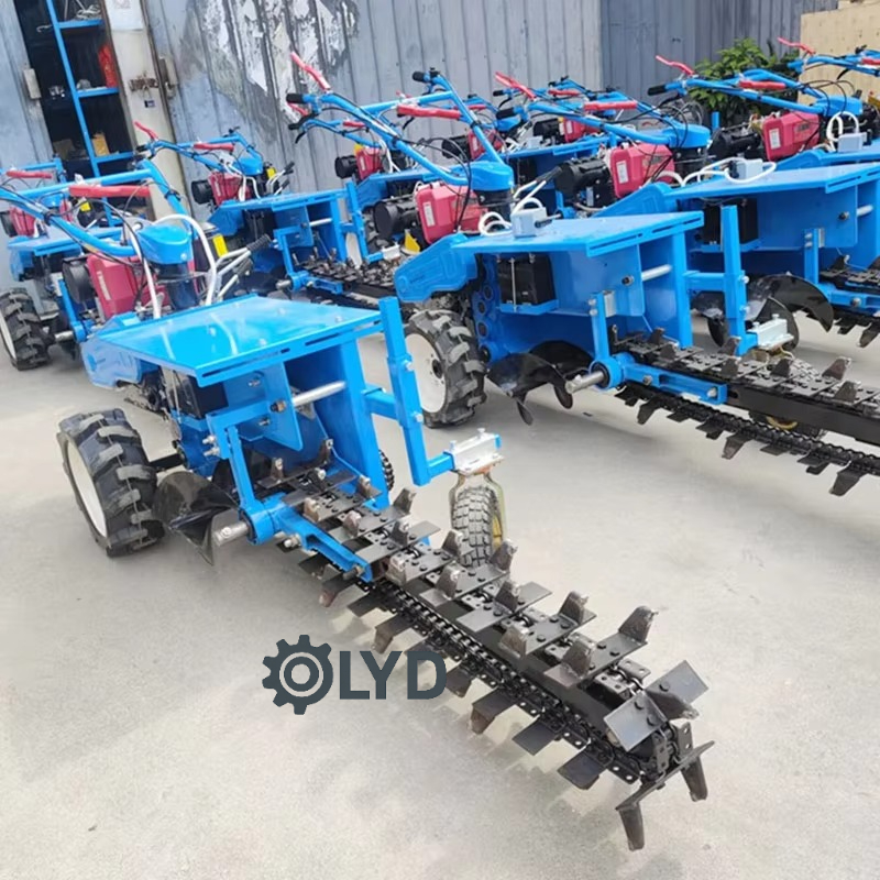 Trencher Machine Small - Caminhada atrás do rebencher mini rebencher