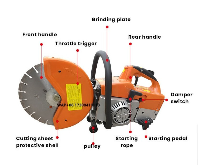 Electric Concrete Cutter - Máquina de corte de estrada de