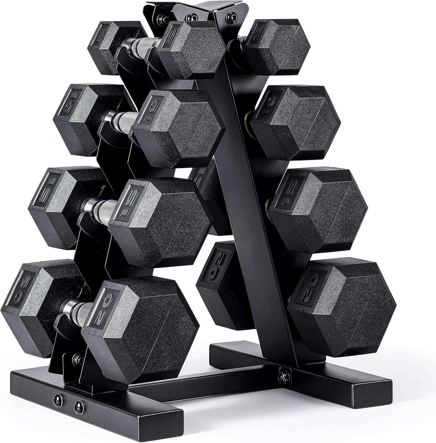 Heavy Equipment Paint - Conjunto de Halteres Hexagonais Revestidos de