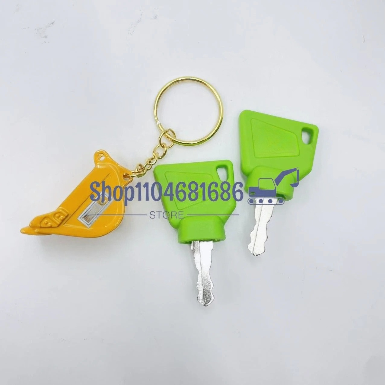 2 Peças Chave de Ignição Preta - Heavy Equipment Keys avaliação e preço