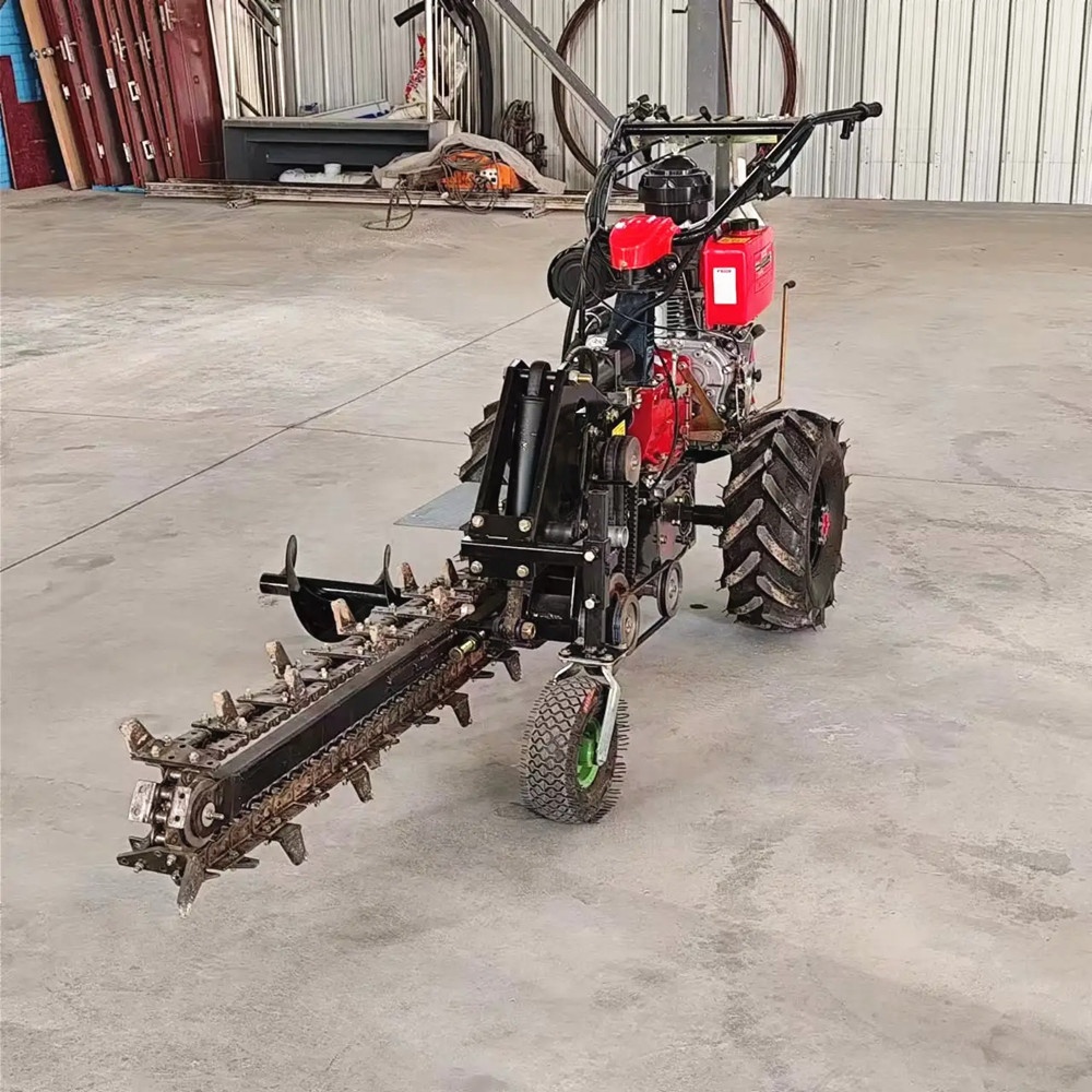 Máquina de escavadeira para ve - Trencher Machine Small avaliação e preço