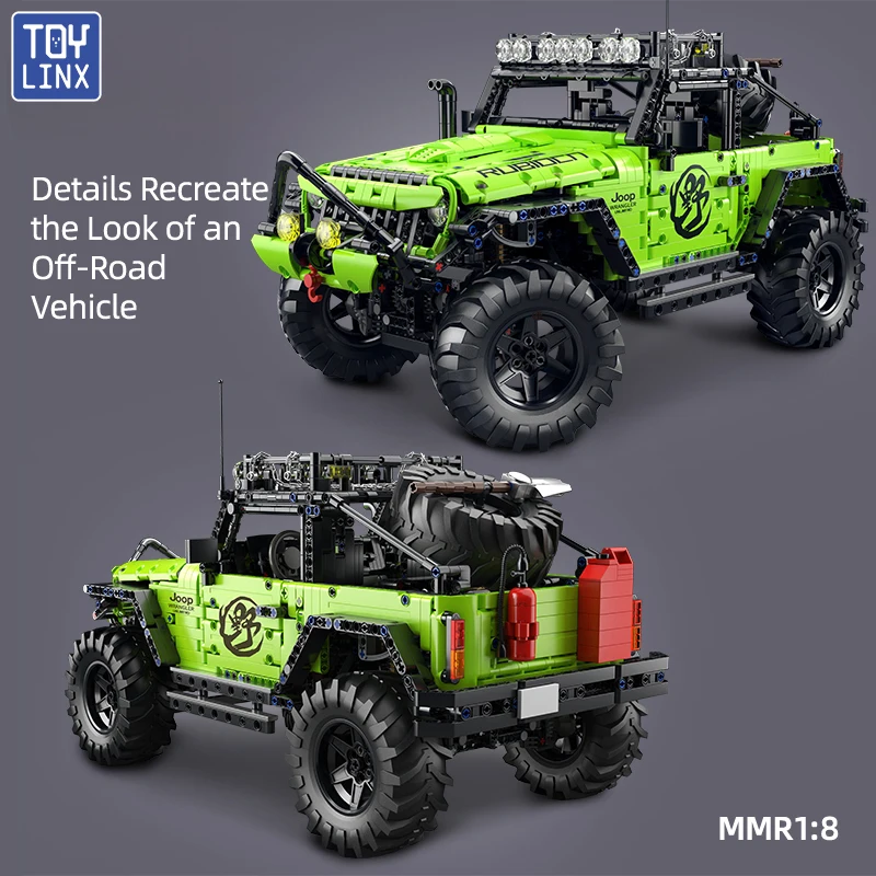 Toylynx diy moc veículo off-ro - Heavy Equipment Lego avaliação e preço
