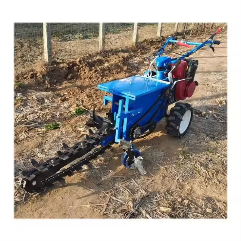 Mini Escavadeira de Mão com Co - Trencher Machine Small avaliação e preço