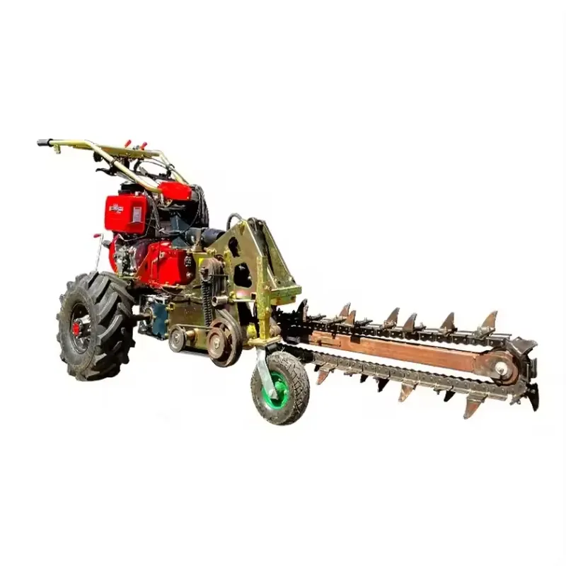 Mini Escavadeira de Mão com Co - Trencher Machine Small avaliação e preço