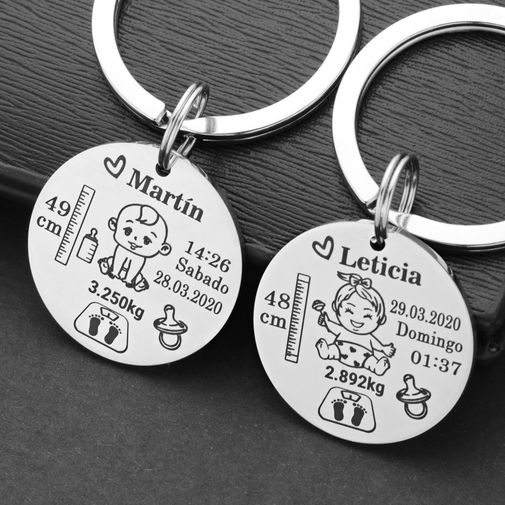 Personalizado chaveiro do bebê - Heavy Equipment Keys avaliação e preço